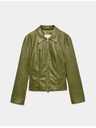 Marks & Spencer Bunda typu Harrington z umělé kůže Marks & Spencer zelená