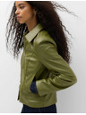 Marks & Spencer Bunda typu Harrington z umělé kůže Marks & Spencer zelená