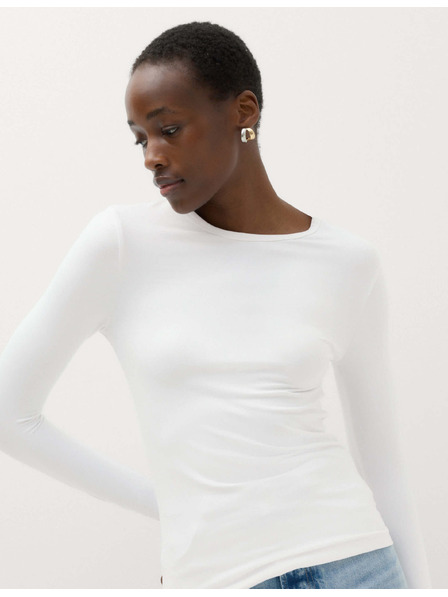 Marks & Spencer Top z ultra jemného materiálu Marks & Spencer bílá