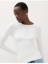 Marks & Spencer Top z ultra jemného materiálu Marks & Spencer bílá
