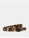 Marks & Spencer Přiléhavý pásek s leopardím potiskem Marks & Spencer hnědá