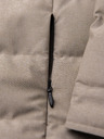Ombre Clothing Pánská prošívaná košilová bunda s klasickým límcem – černá V1 OM-JALP-0256 Ombre Clothing