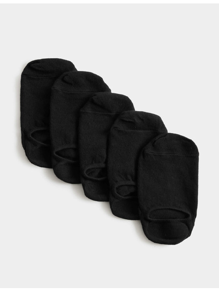 Marks & Spencer Krátké ponožky Trainer Liners™ s technologií Cool & Fresh™, 5 párů v balení Marks & Spencer černá