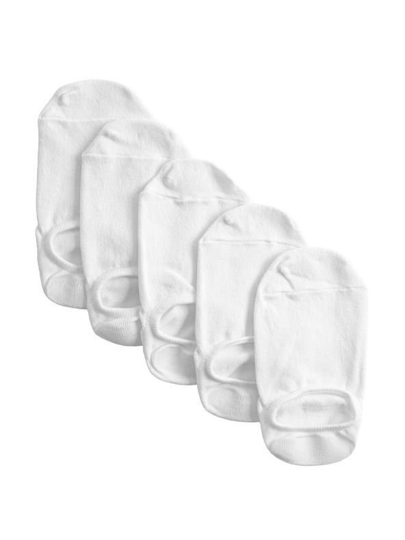 Marks & Spencer Krátké ponožky Trainer Liners™ s technologií Cool & Fresh™, 5 párů v balení Marks & Spencer bílá