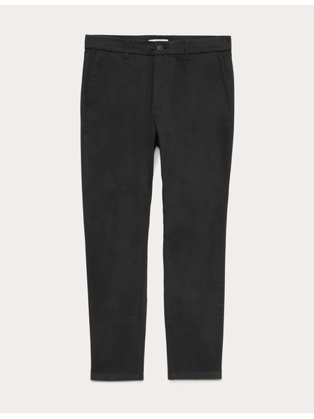 Marks & Spencer Strečové chino kalhoty úzkého střihu Marks & Spencer černá