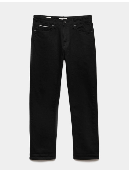 Marks & Spencer Japonské džíny Selvedge, rovný střih Marks & Spencer černá