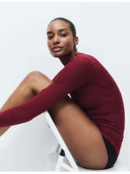 Marks & Spencer Žakárový termo top s technologií Heatgen™, 2 ks Marks & Spencer červená