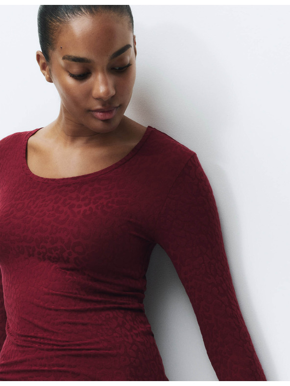 Marks & Spencer Žakárový termo top s technologií Heatgen™, 2 ks Marks & Spencer červená