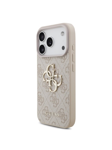 Guess Guess PU 4G Metal Logo Zadní Kryt pro iPhone 18 Pro Pink