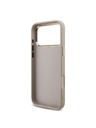 Guess Guess PU Leather 4G Metal Logo Gold Frame Zadní Kryt pro iPhone 18 Pro Max Pink