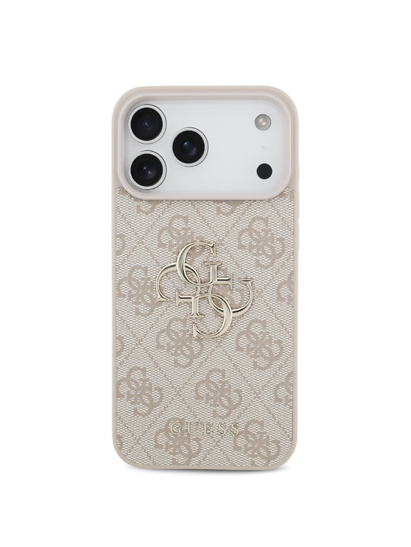 Guess Guess PU 4G Metal Logo Zadní Kryt pro iPhone 18 Pro Max Pink