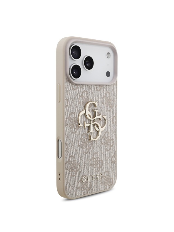 Guess Guess PU 4G Metal Logo Zadní Kryt pro iPhone 18 Pro Max Pink
