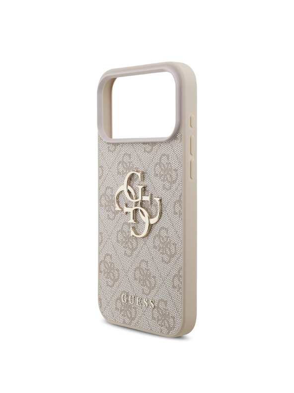 Guess Guess PU 4G Metal Logo Zadní Kryt pro iPhone 18 Pro Max Pink