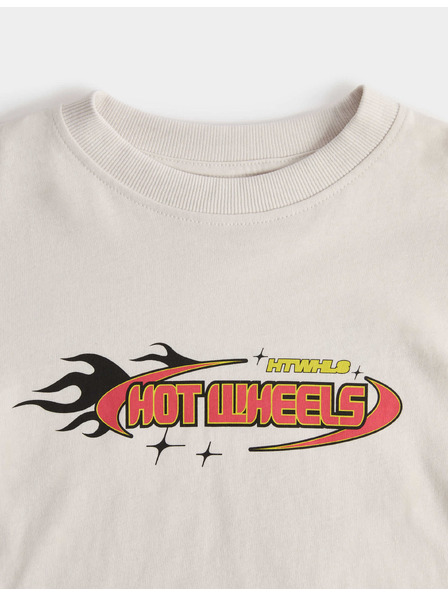 Marks & Spencer 2 trička Hot Wheels™ z čisté bavlny (2–8 let) Marks & Spencer smetanová