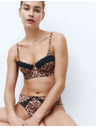 Marks & Spencer Dlouhá balkonová podprsenka Clara Papertouch s leopardím vzorem (A–E) Marks & Spencer oranžová