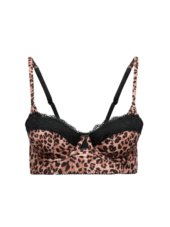 Marks & Spencer Dlouhá balkonová podprsenka Clara Papertouch s leopardím vzorem (A–E) Marks & Spencer oranžová