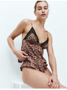 Marks & Spencer Košilka Clara Papertouch s leopardím vzorem Marks & Spencer oranžová