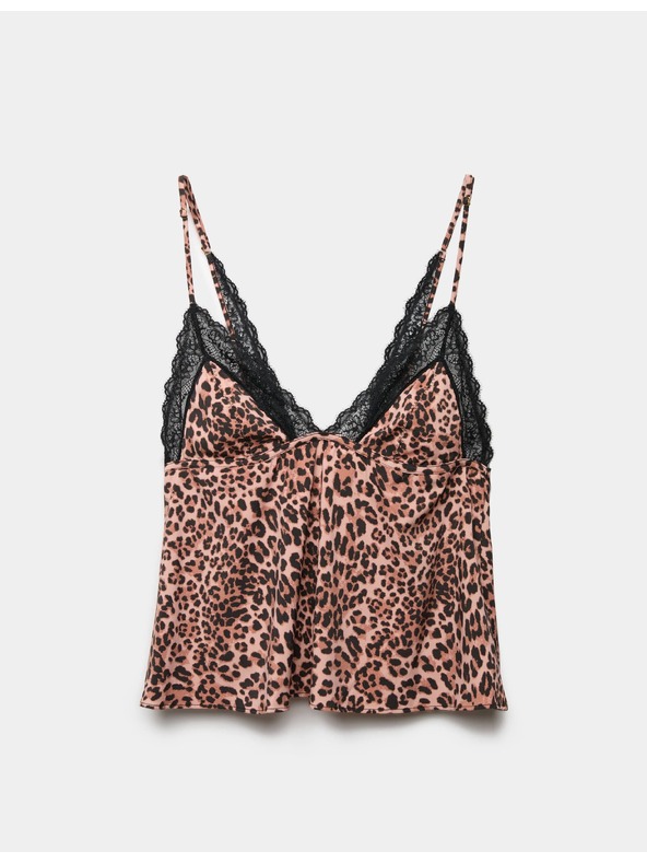 Marks & Spencer Košilka Clara Papertouch s leopardím vzorem Marks & Spencer oranžová