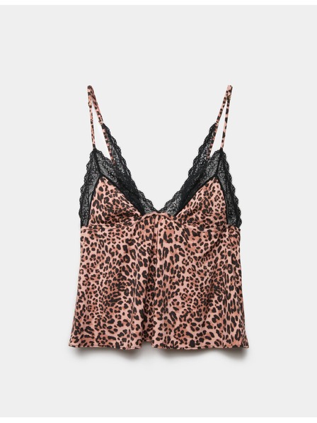 Marks & Spencer Košilka Clara Papertouch s leopardím vzorem Marks & Spencer oranžová