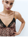 Marks & Spencer Košilka Clara Papertouch s leopardím vzorem Marks & Spencer oranžová