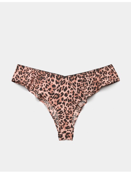 Marks & Spencer Francouzské kalhotky Clara Papertouch s leopardím potiskem Marks & Spencer oranžová
