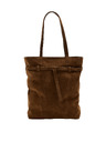 Marks & Spencer Semišová taška tote s páskem Marks & Spencer hnědá