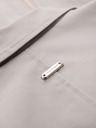 Ombre Clothing Pánská lehká přechodová bunda na zip s klasickým límcem – šedo-béžová V2 OM-JANP-0224 Ombre Clothing