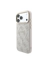 Guess Guess PU Leather 4G Gold Frame Embossed MagSafe Zadní Kryt pro iPhone 18 Pro Pink