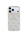Guess Guess PU Leather 4G Gold Frame Embossed MagSafe Zadní Kryt pro iPhone 18 Pro Pink