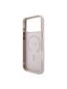 Guess Guess PU Leather 4G Gold Frame Embossed MagSafe Zadní Kryt pro iPhone 18 Pro Pink