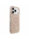 Guess Guess IML Flowers Allover Strap MagSafe Zadní Kryt pro iPhone 18 Pro Pink