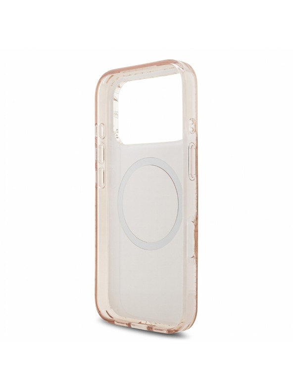 Guess Guess IML Flowers Allover Strap MagSafe Zadní Kryt pro iPhone 18 Pro Pink