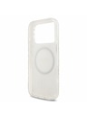 Guess Guess IML Flowers Allover Strap MagSafe Zadní Kryt pro iPhone 18 Pro White