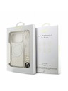 Guess Guess IML Flowers Allover Strap MagSafe Zadní Kryt pro iPhone 18 Pro White