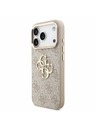Guess Guess PU 4G Metal Logo Strap Zadní Kryt pro iPhone 18 Pro Pink