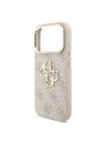Guess Guess PU 4G Metal Logo Strap Zadní Kryt pro iPhone 18 Pro Pink