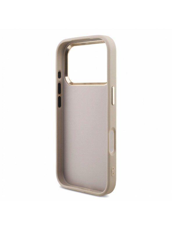 Guess Guess PU 4G Metal Logo Strap Zadní Kryt pro iPhone 18 Pro Pink