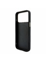 Guess Guess PU Leather 4G Gold Frame Embossed MagSafe Zadní Kryt pro iPhone 18 Pro Black