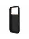 Guess Guess PU 4G Metal Logo Strap Zadní Kryt pro iPhone 18 Pro Black