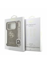 Guess Guess PU 4G Metal Logo Strap Zadní Kryt pro iPhone 18 Pro Brown