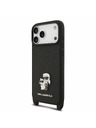Karl Lagerfeld Karl Lagerfeld Saffiano Crossbody Popruh Karl and Choupette Kryt pro iPhone 18 Pro Black