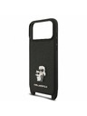 Karl Lagerfeld Karl Lagerfeld Saffiano Crossbody Popruh Karl and Choupette Kryt pro iPhone 18 Pro Black