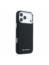 Karl Lagerfeld Karl Lagerfeld PU Grained Allover Semi Wrap Magsafe Zadní Kryt pro iPhone 18 Pro Black
