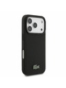 Lacoste Lacoste PVC Iconic Petit Pique Metal Logo MagSafe Zadní Kryt pro iPhone 18 Pro Black