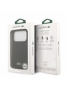 Lacoste Lacoste PVC Iconic Petit Pique Metal Logo MagSafe Zadní Kryt pro iPhone 18 Pro Black