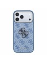 Guess Guess PU 4G Resin Metal Logo Zadní Kryt pro iPhone 18 Pro Max Blue