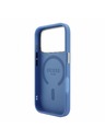 Guess Guess PU Leather 4G Gold Frame Embossed MagSafe Zadní Kryt pro iPhone 18 Pro Max Blue