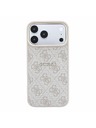 Guess Guess PU Leather 4G Gold Frame Embossed MagSafe Zadní Kryt pro iPhone 18 Pro Max Pink