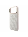 Guess Guess PU Leather 4G Gold Frame Embossed MagSafe Zadní Kryt pro iPhone 18 Pro Max Pink