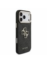 Guess Guess PU 4G Metal Logo Strap Zadní Kryt pro iPhone 18 Pro Max Black
